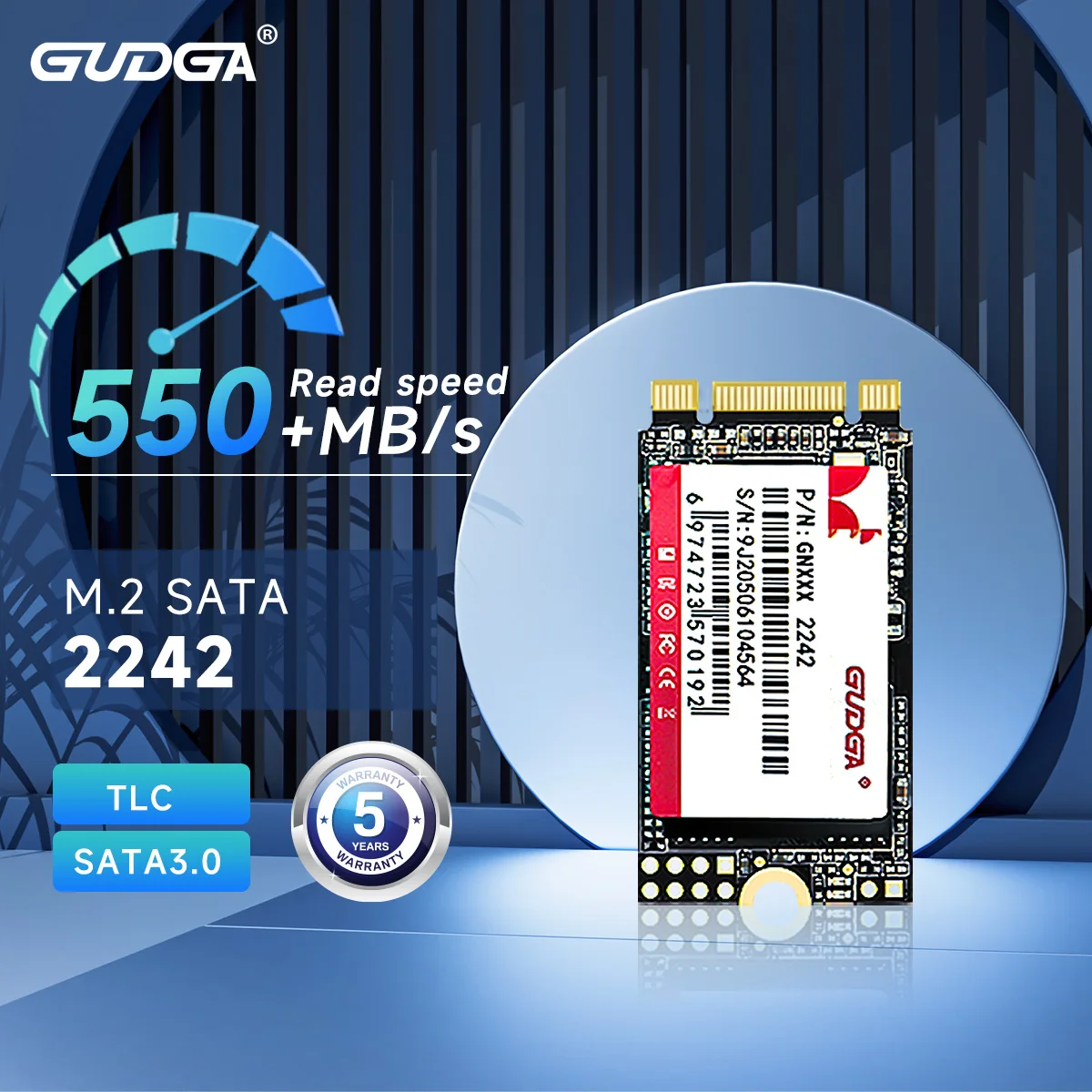 

GUDGA NGFF SSD 2242 SATA 128GB 256GB 512GB 1TB M.2 SSD Internal Hard Drive Solid State For Laptop/Desktop/PC Acer EC 47 Tablet