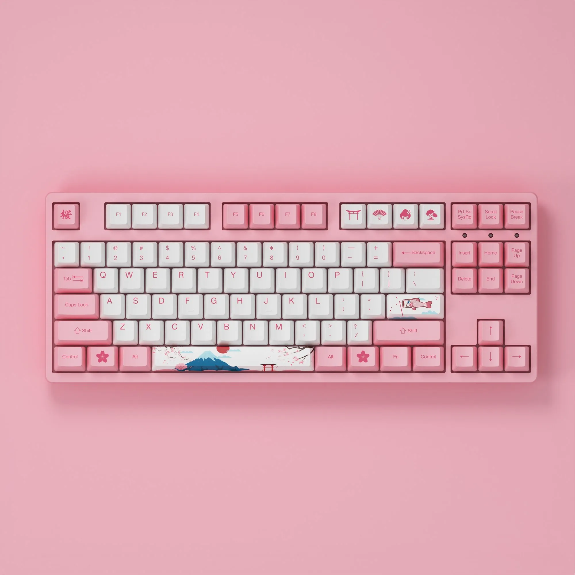マイメロディAkko 3087 PBT7ピンクテンキーレス 有線 キーボード本体 マイメロディAkko 3087 PBT7ピンクテンキーレス 有線 キーボード本体