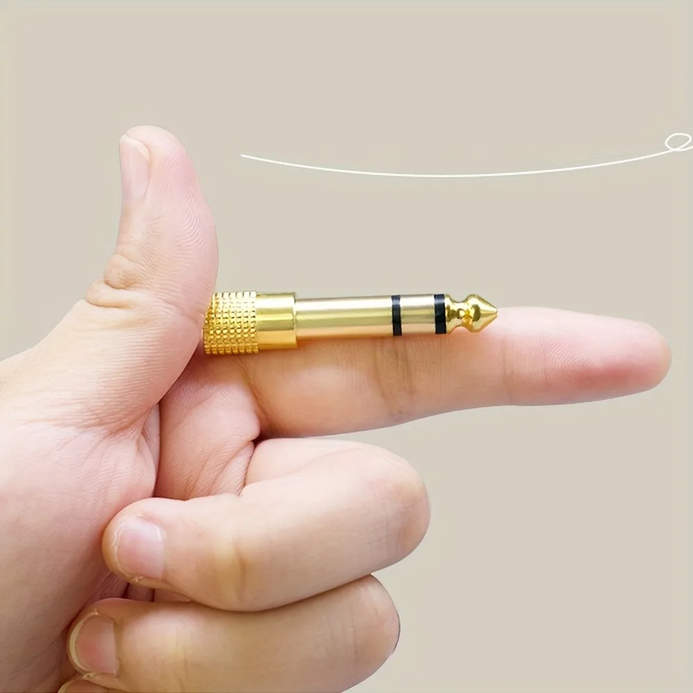Audio Adapter 1 Piece 3.5mm to 6.5mm Jack for Stereo AUX Conversion