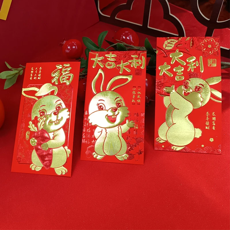 Brand New Louis Vuitton Year of Rabbit CNY 2023 Red Packets w/rabbit tag