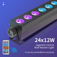 LED 24x12W RGBW 4IN1 Led Wall Wash Light  Led Bar DMX Line Bar Wash Stage Light Party Wedding Events Lighting 2