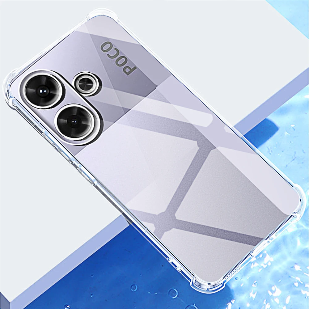 Transparent Protective Phone Case with Clear Camera Cover