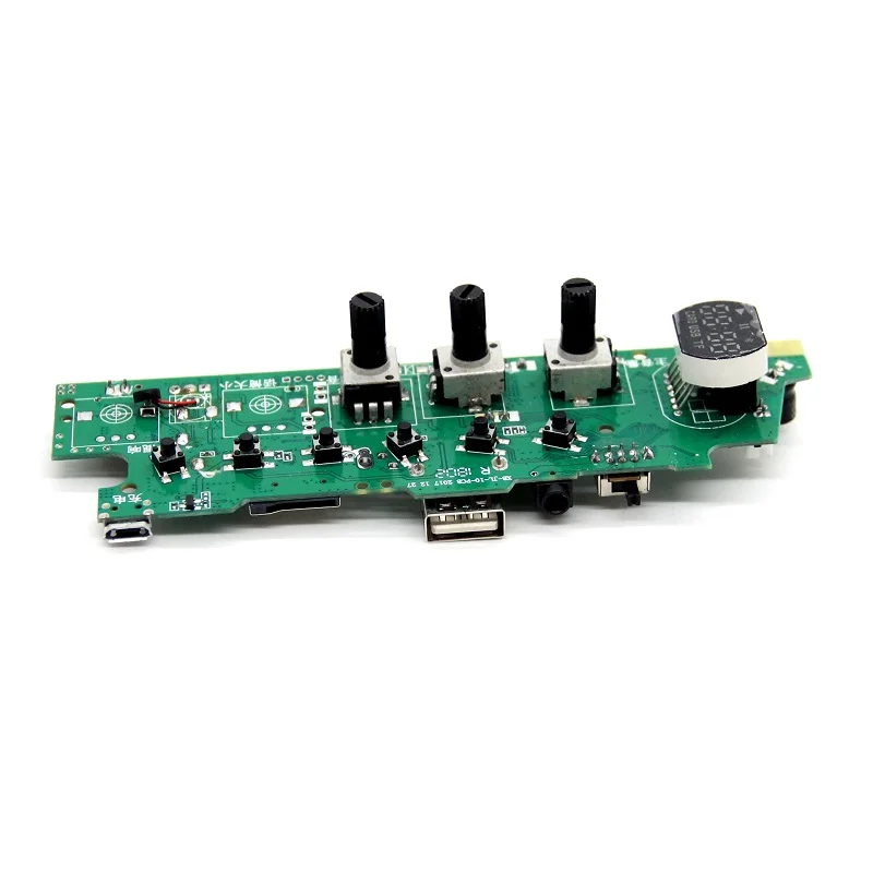 Bluetooth Audio Receiver Board U disk TF card playback screen display with boosted mono 5/6/8W recording FM radio AUX audio music player fm radio module