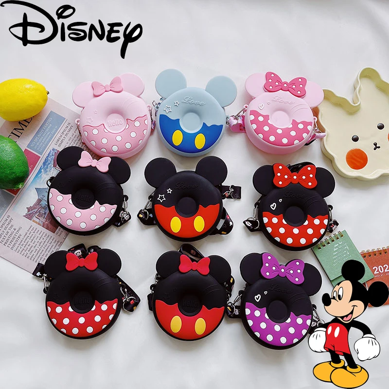 

Disney Cute Michie Baby Bag Male and Female Baby Purse Korean Version of A New Single Shoulder Crossbody Bag Birthday Gift