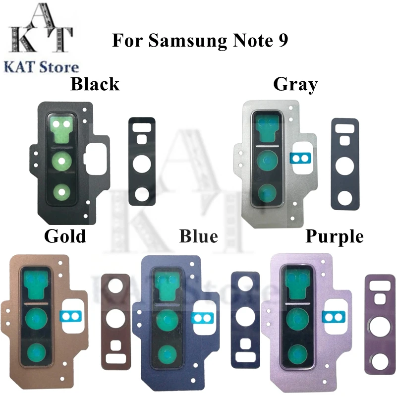

KAT For Samsung Galaxy Note 9 Rear Camera Frame Cover Glass Back Lens Smartphone Replacement Parts
