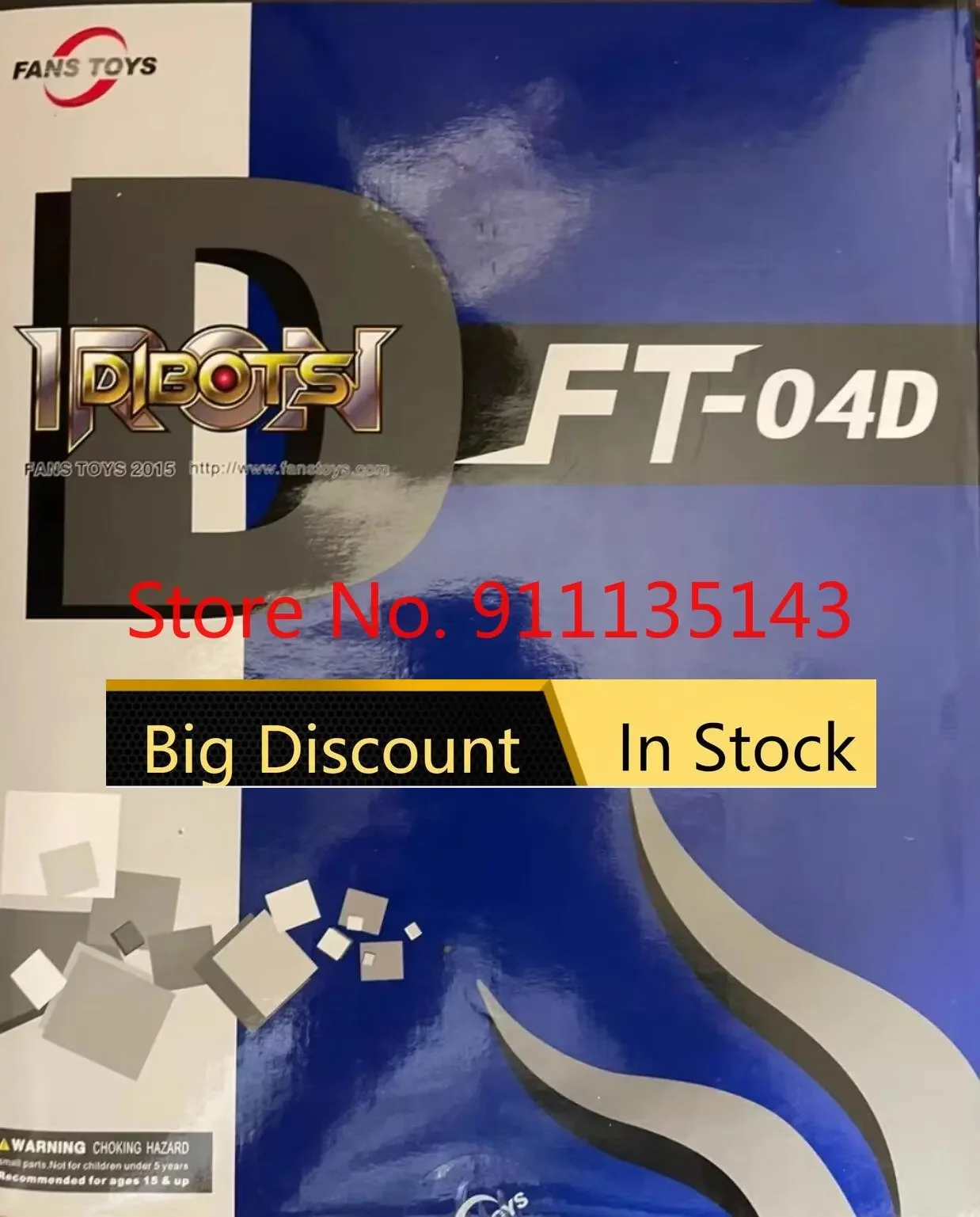 

FansToys Ft-04D Triceratops Ft04D Slag Blue Limited Edition в наличии