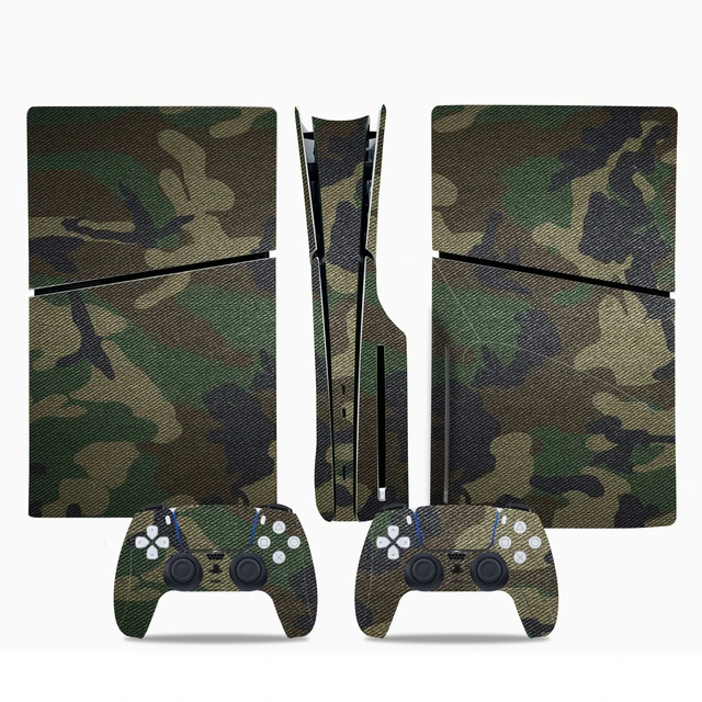 GAMEGENIXX PS5 Slim Disc Skin Sticker Camouflage Protective Vinyl Decal  Cover for PS5 Slim Disc Console and 2 Controllers - AliExpress