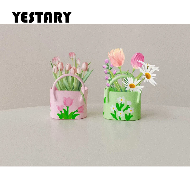 

YESTARY Bjd 1/6 Dolls Dollhouse Accessories Vases For Blythe Ob11 Ob24 1/12 Dolls Mini Hand Painted Vases Miniature Item Toys