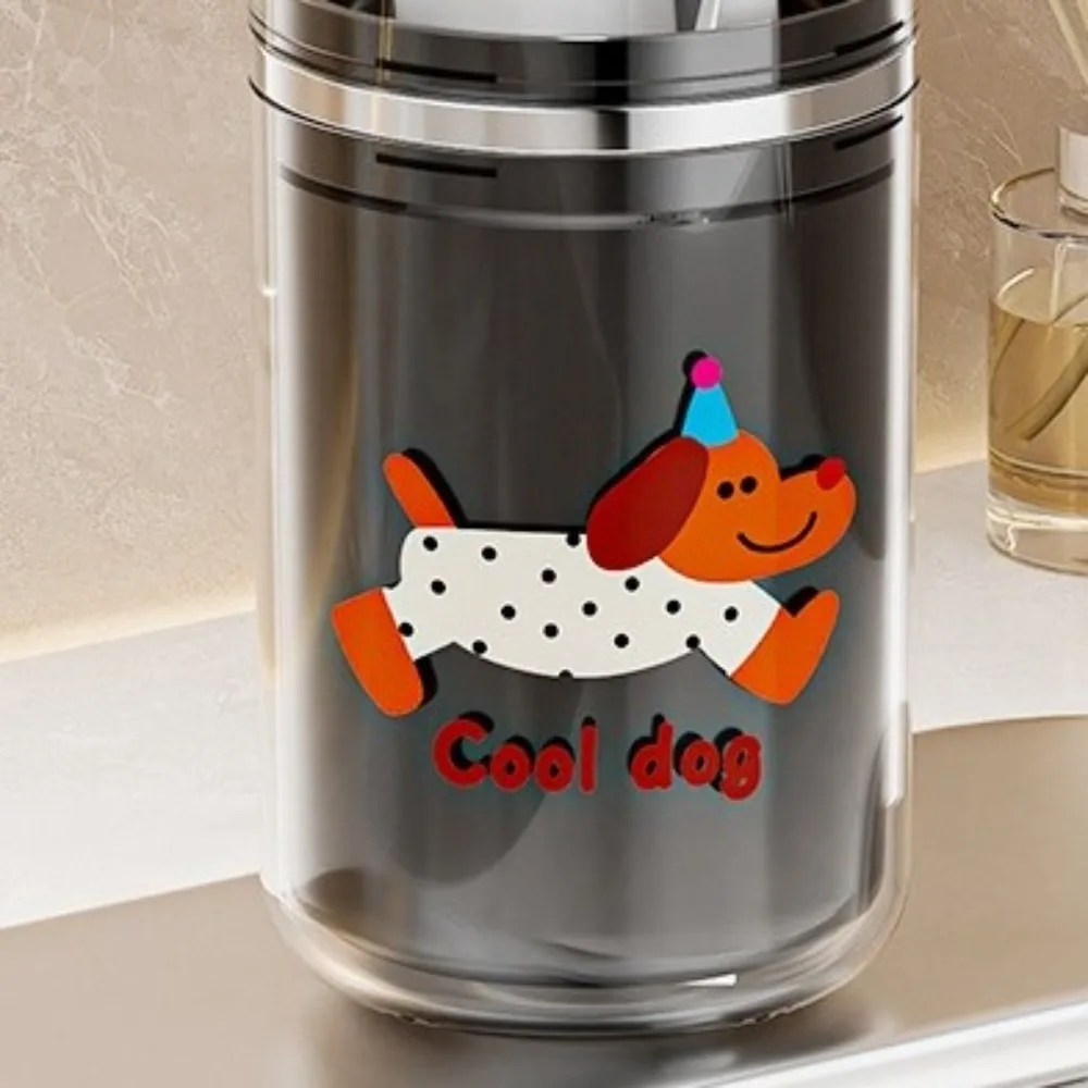 Description Picture 6 of itemPortable Transparent Toothbrush Storage Box Dustproof Cartoon Brushing Cup Plastic Wash Cup Bathroom