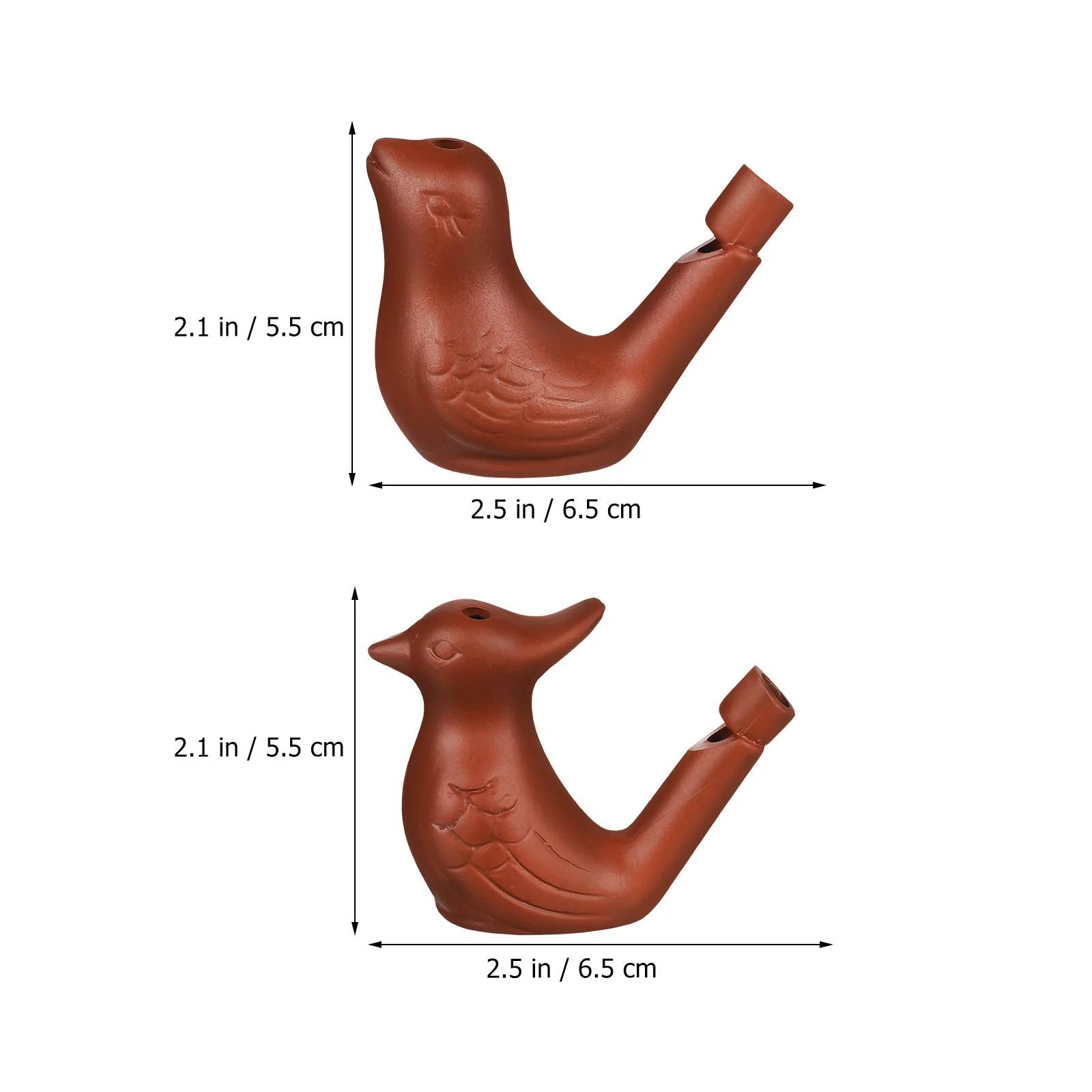 4pcs Bird Water Whistles Pottery Bird Whistles Funny Kids Musical Noisemaker Toys With Lanyards Lanyard Water Bird Whistle 3
