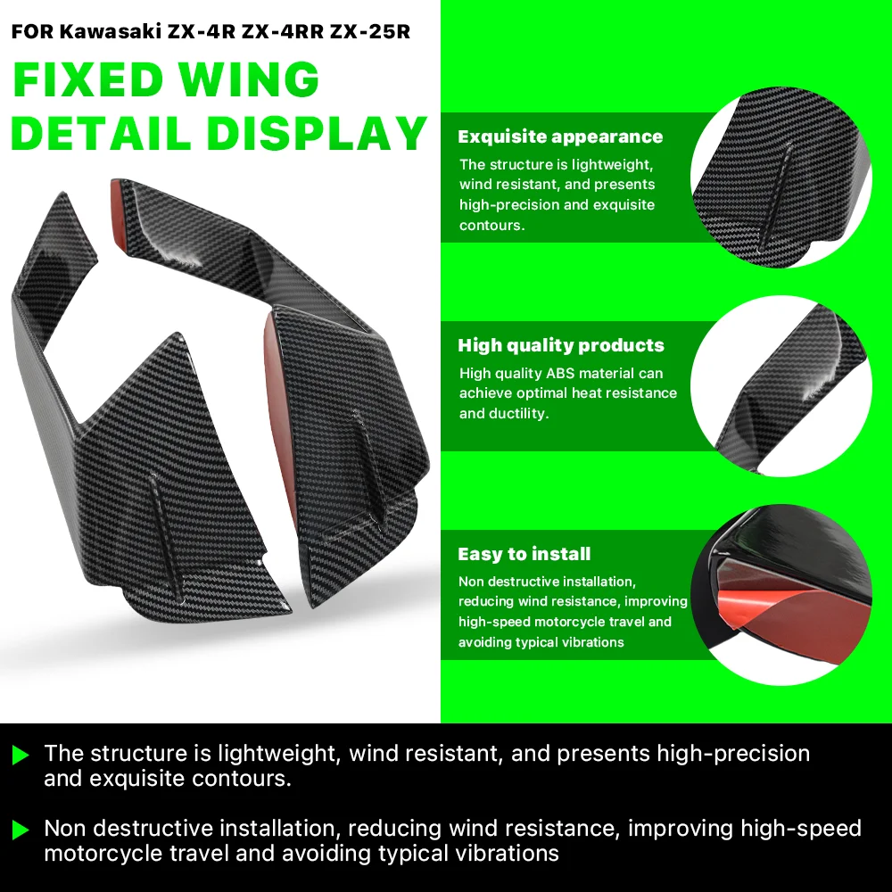 For KAWASAKI ZX4R ZX4RR ZX25R 2020-2025 Motorcycle front Fairing