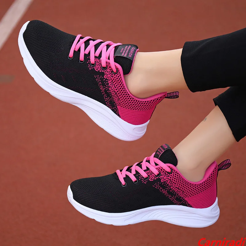 LightweightFlyingWeaveBreathableRunningShoesWomenOutdoorSport