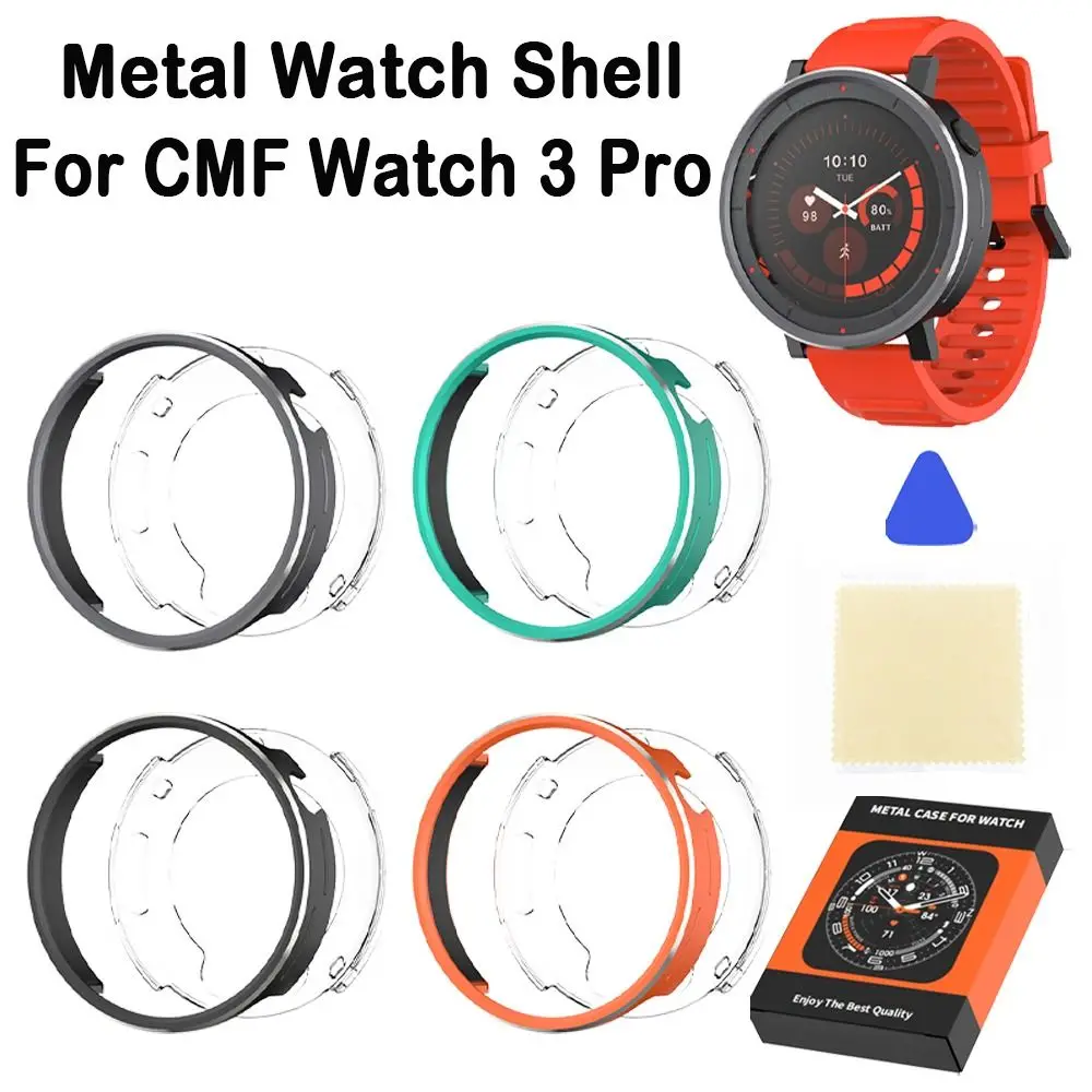 Premium Metal Watch Case: Protective, Anti-Scratch, Shockproof Screen Protector Cover