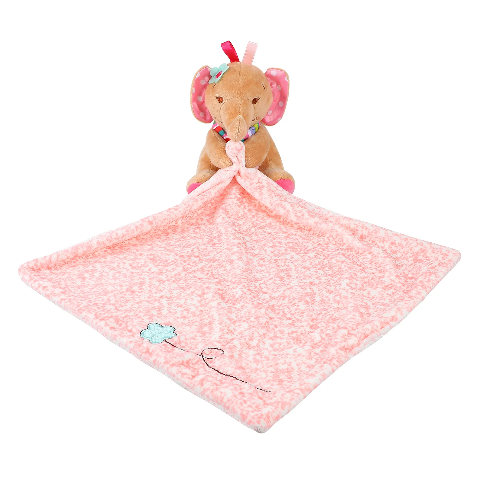 

Baby Feeding Bib Toddler Weaning Appease Towel Hand Sleeping for Indant Elephant Pattern Bibs