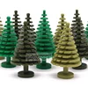 MARUMINE 30/50PCS Spruce Tree Compatible 3471 2435 MOC Building Blocks Accessories Garden Flower Plant Christmas Bricks Parts 2
