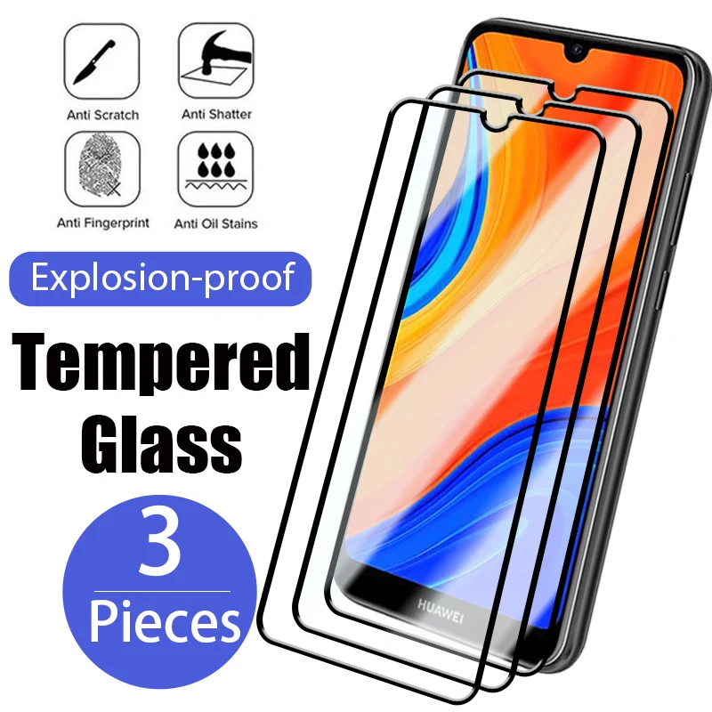 3Pcs Full Cover Protective Glass for Huawei P20 P30 Pro P30 P40