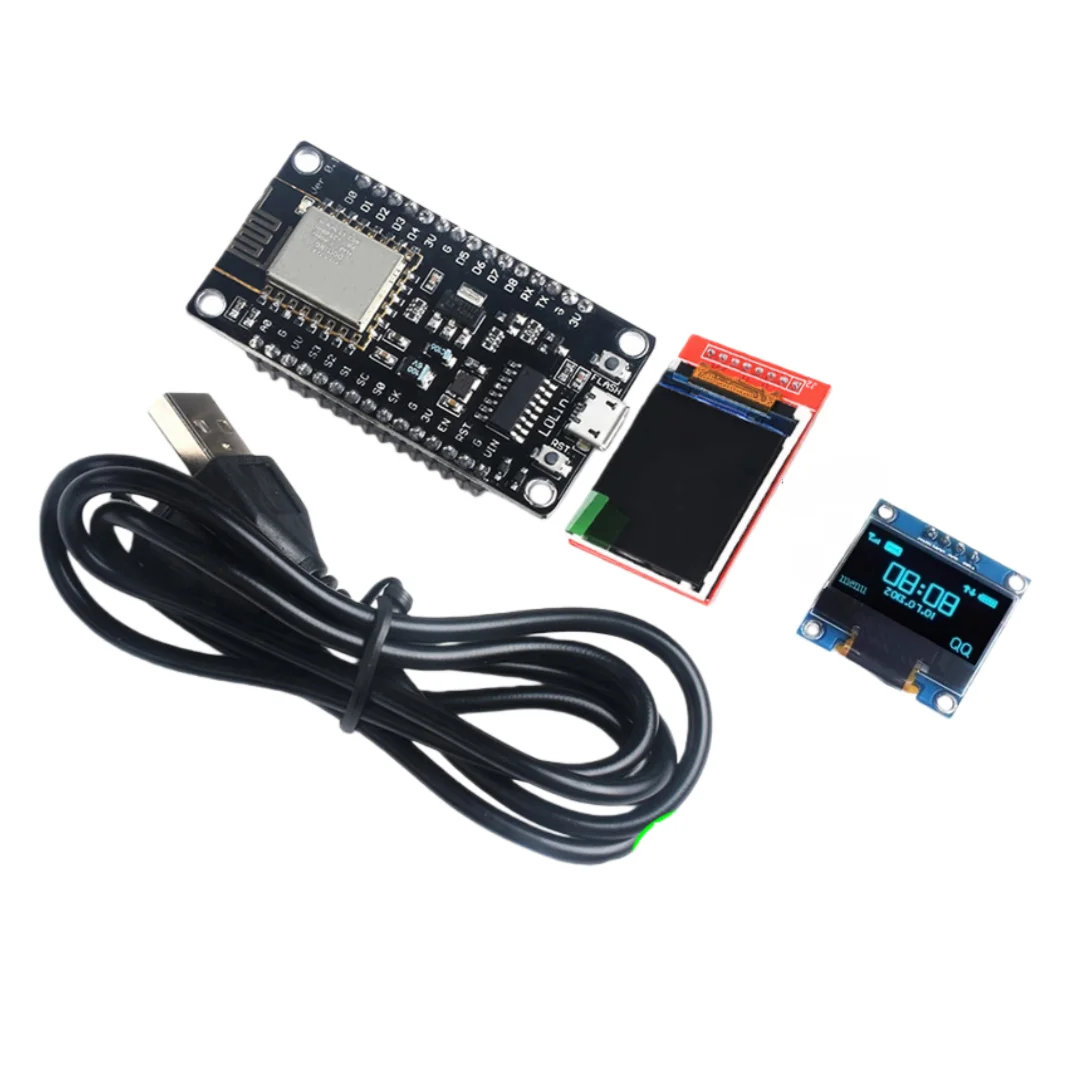 ESP8266 Serielles WiFi-Modul CH340 NodeMCU Lua V3 IoT Entwicklungsboard LCD-Kit