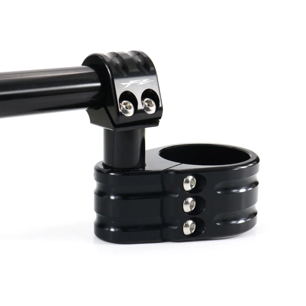 Misura Per Yamaha Fz 8 / Fazer Fz 1 / Fazer Fzr 1000 Exup (Usd) V-Max 50Mm Clip Regolabile Per Moto On Forcella Manubrio Raiser
