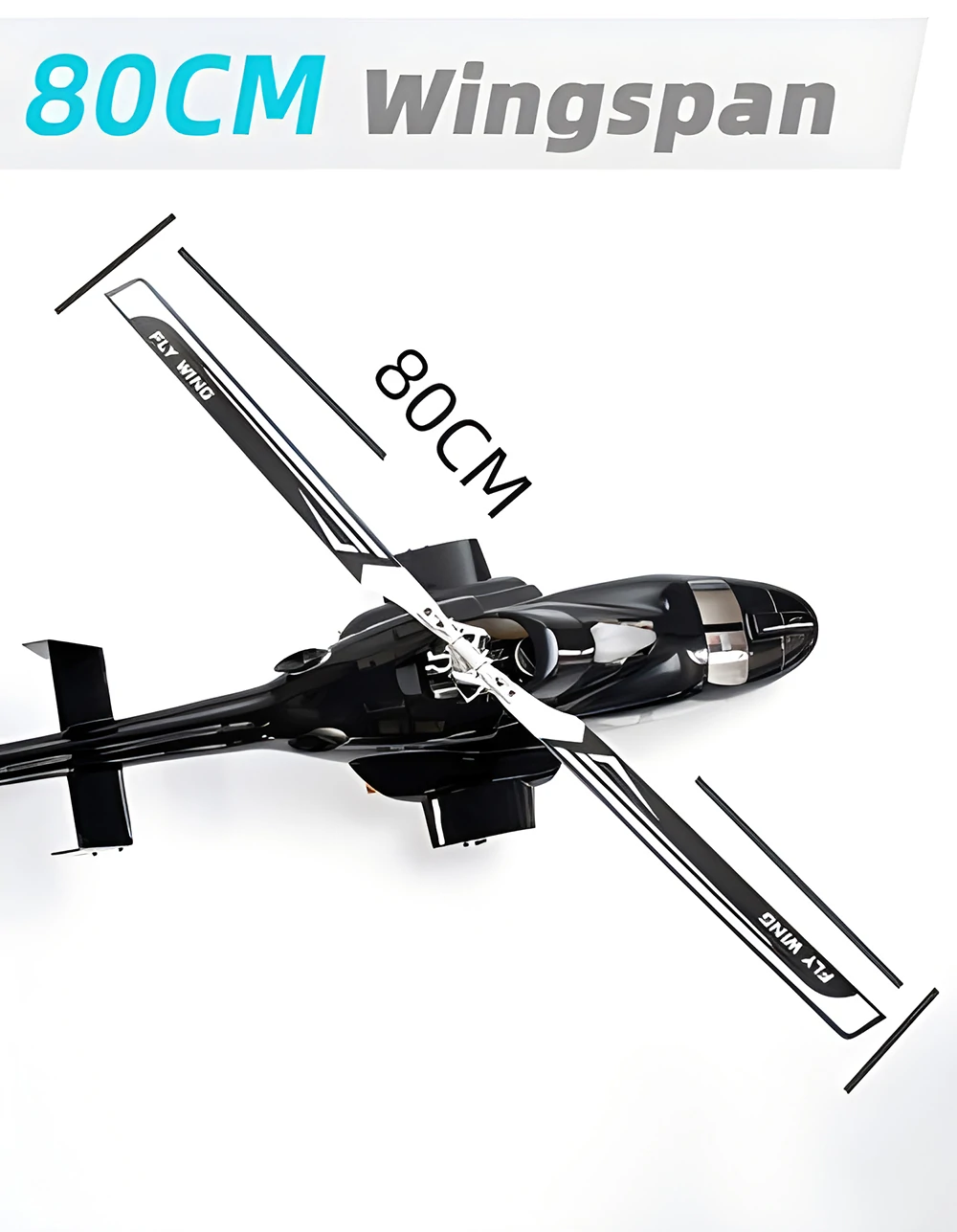 フライウィング エアウルフ FW450 V3 6CH スケール RC ヘリコプター