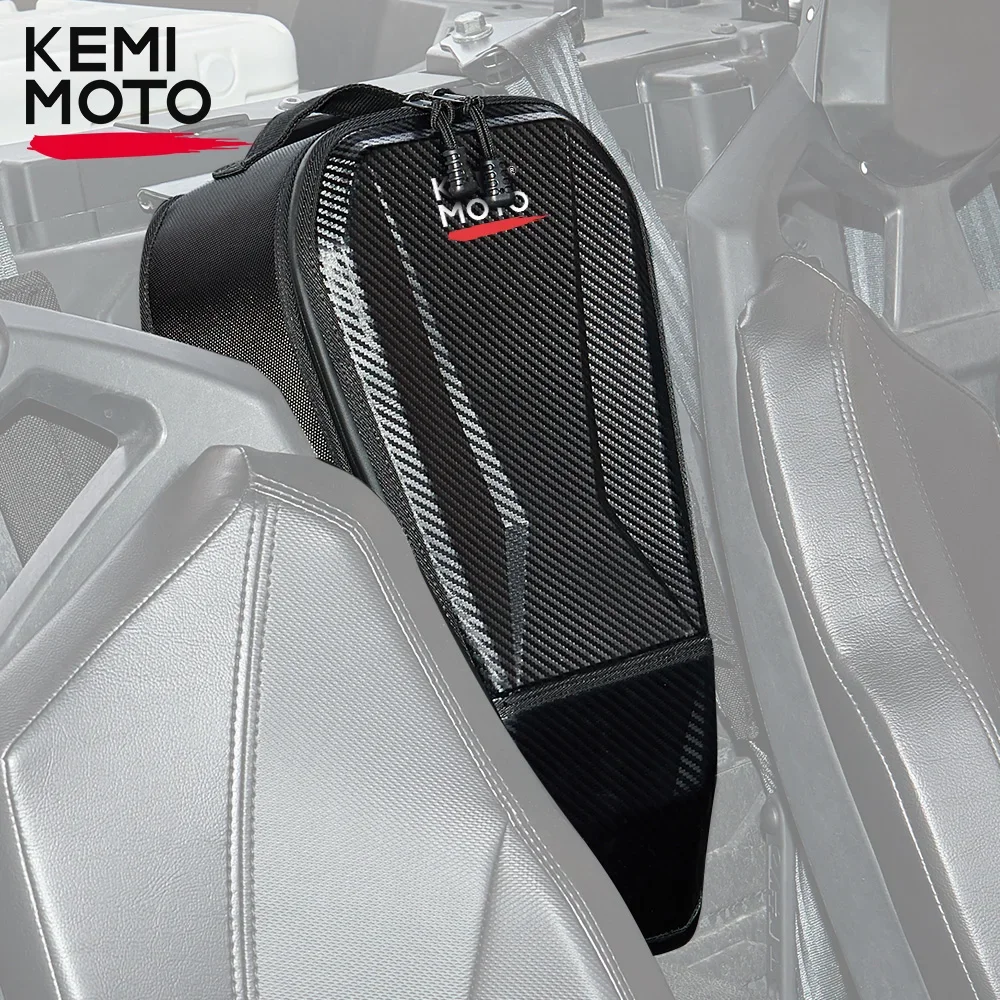 

UTV KEMIMOTO Seats Center Shoulder Console Storage Cargo Bag for Can-Am Maverick X3 Max 900 HO R RR 4x4 XRC XMR Turbo DPS