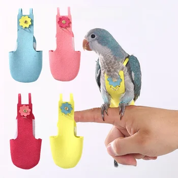 Parrot Pigeon Diaper Flight Suit Bird Nappy Parrot Clothes for Green Cheek Parakeet Cockatiel Conure Small Medium Birds 1