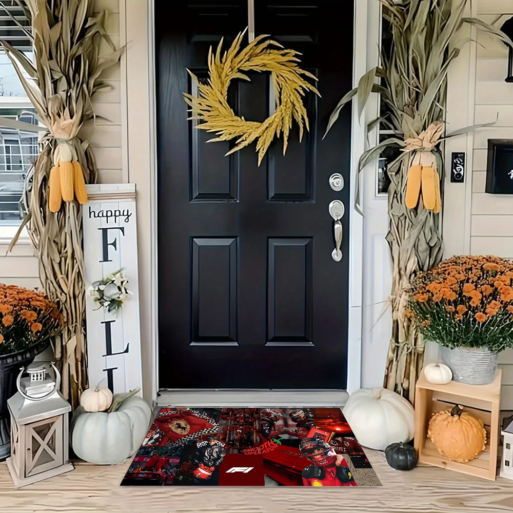 F-Ferrari Room Rugs Bathroom Mat Kitchen Rug Carpet Main Door Entry Mat Doormat Entrance Door Home Carpets Floor Mats Foot Bath 4