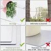 4PcsAcrylic Mirrors Set Self- Adhesive Mirror Tiles 2mm Thick Flexible Unbreakable Mirror Stickers Reflective Square Mirror Wall 5