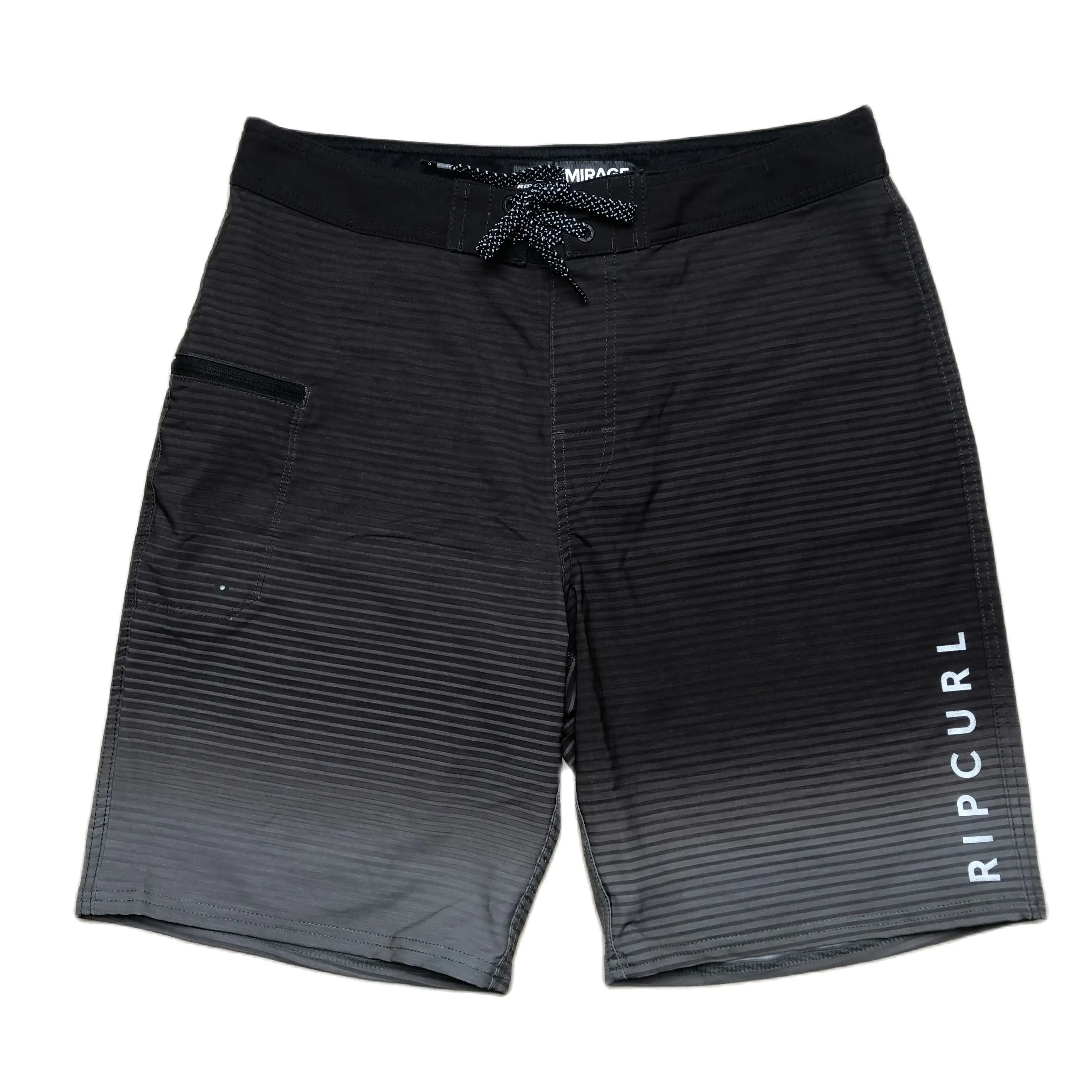 Originale Rip Curl Taglia 32 Mirge Striped Mens Surf Nuoto Pantaloncini Da Spiaggia Sport Bermuda Quik Dry 4-Way Estensibile