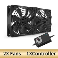 12 cm haute vitesse grand Volume d'air 3000 tr/min Btc Machine minière armoire de poste de travail 12 v ventilateur serveur boîtier système de refroidissement Kit de ventilateur 5