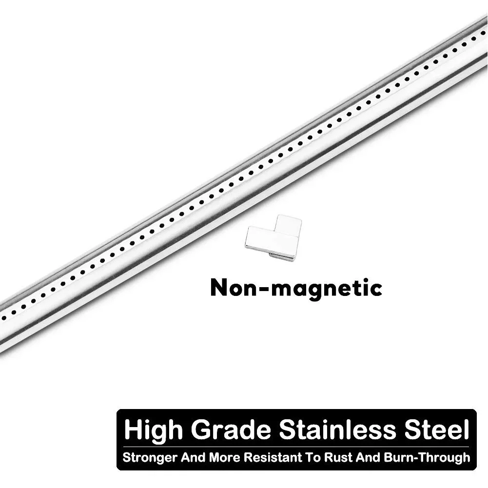 Stainless Steel Burner Tube Gas Grill Burner Tube Replacement For Weber Q3000 Q3200 Q300 Q320 For Weber Q200 Q220 Q2000 Q2200