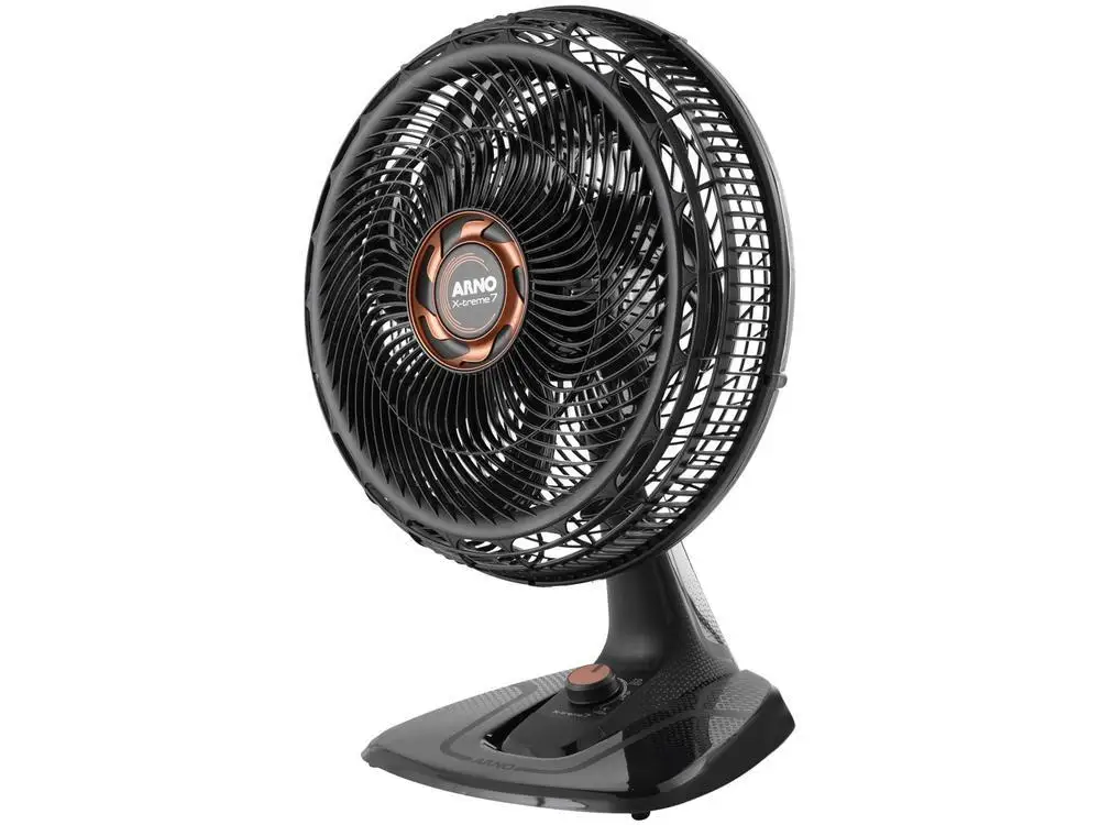 Ventilador de Mesa Arno X-Treme 7 40cm 7 Pás 3 Velocidades Cinza e Cobre - 220V 4