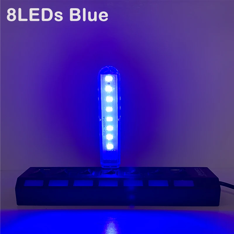 ตัวเลือกสินค้า โคมไฟตั้งโต๊ะ LED สีสวย 4 ดวง ประหยัดไฟ USB