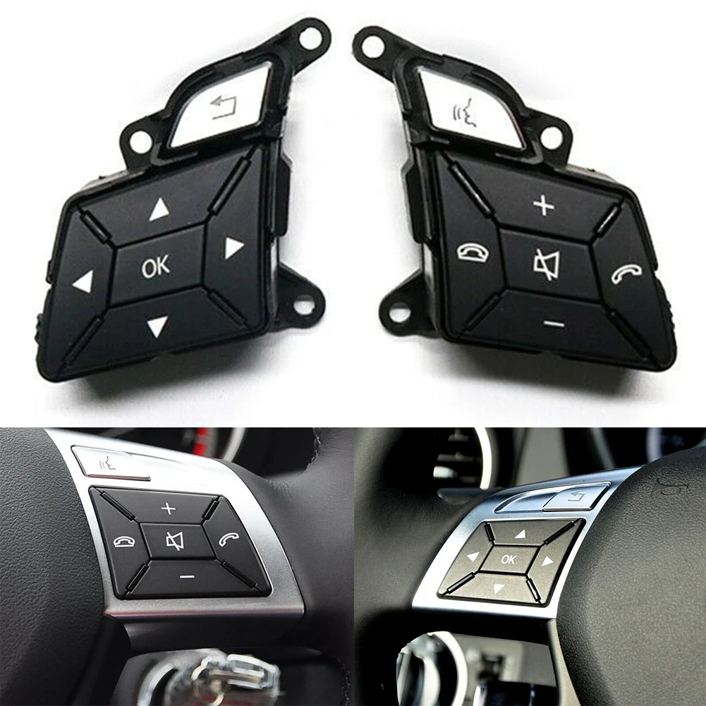 2pcs Steering Wheel Control Menu Switch Button Fit For Benz C E Cls