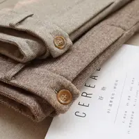 High Waist Women Suit Pants Office Ladies Harem Pencil Pants Korean Fashion Trousers Casual Button Loose Female Khaki Pants New - Image 6