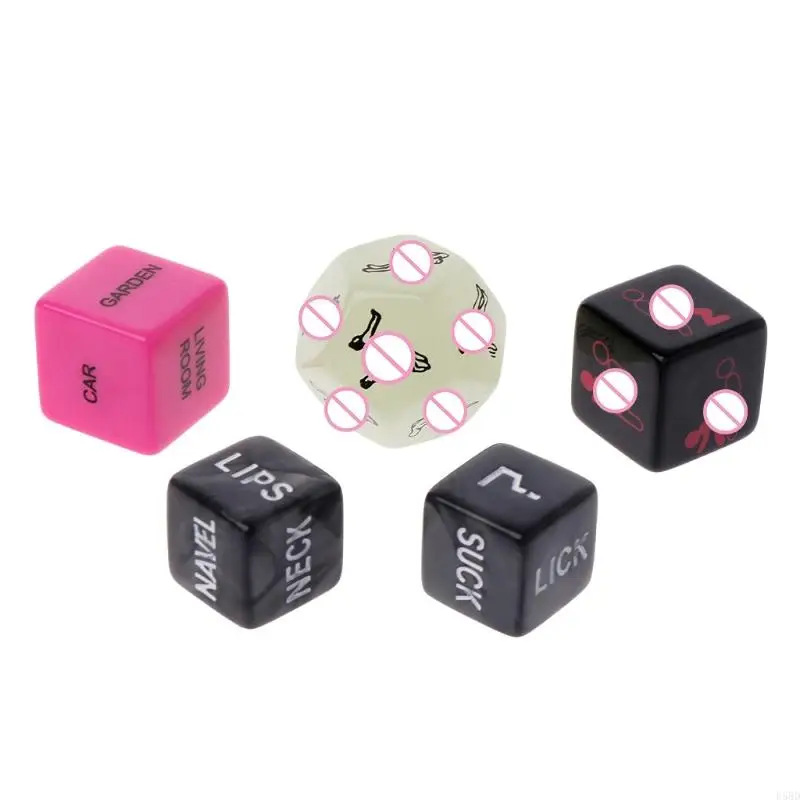 E5BD 5pcs Sex Fun Adult Erotic Love Sexy Posture Couple Lovers Humour Game Toy