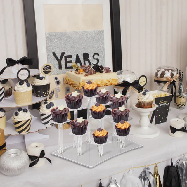 10-Szintű Lépés Akril Emelők Kijelző Állványgyűjtemények Játékok Babák Tároló Állvány Desszertek Kozmetikai Ékszer Szervező - Image 6