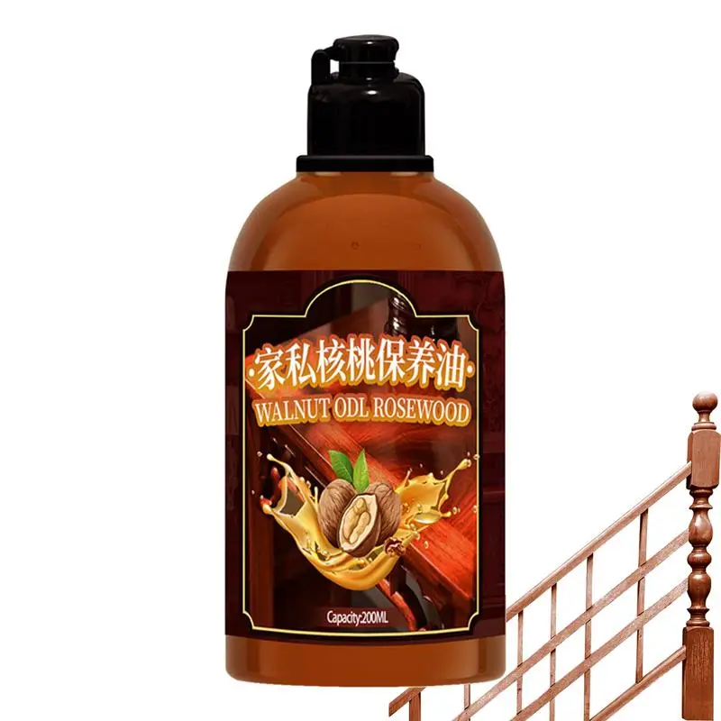 Wood Oil 200ml Wooden Furniture Polish Conditioner Beewax Floor Polish Care Oil Anti-cracking Brighten Cleaning
