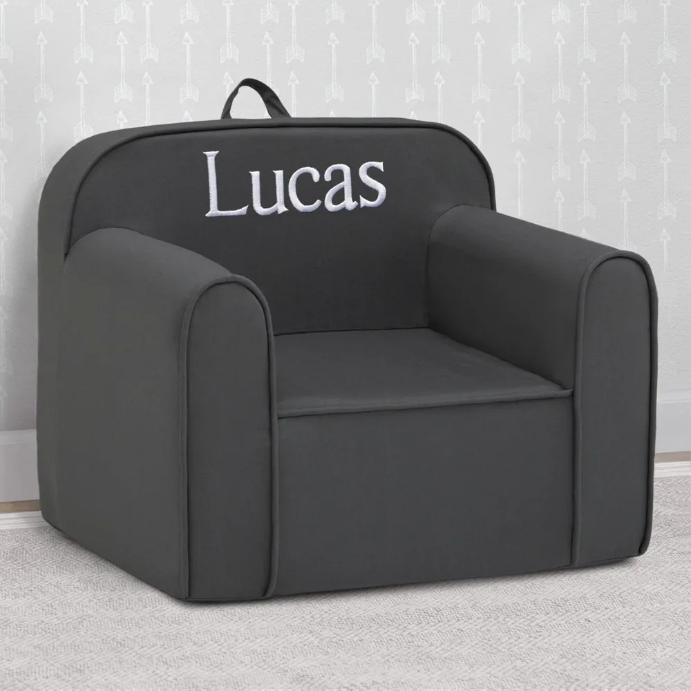 Cozee Chair for Kids -1 Seater Foam Toddler Couch can be Personalized with Name, Has Removable Cover for Easy Machine Washing 6
