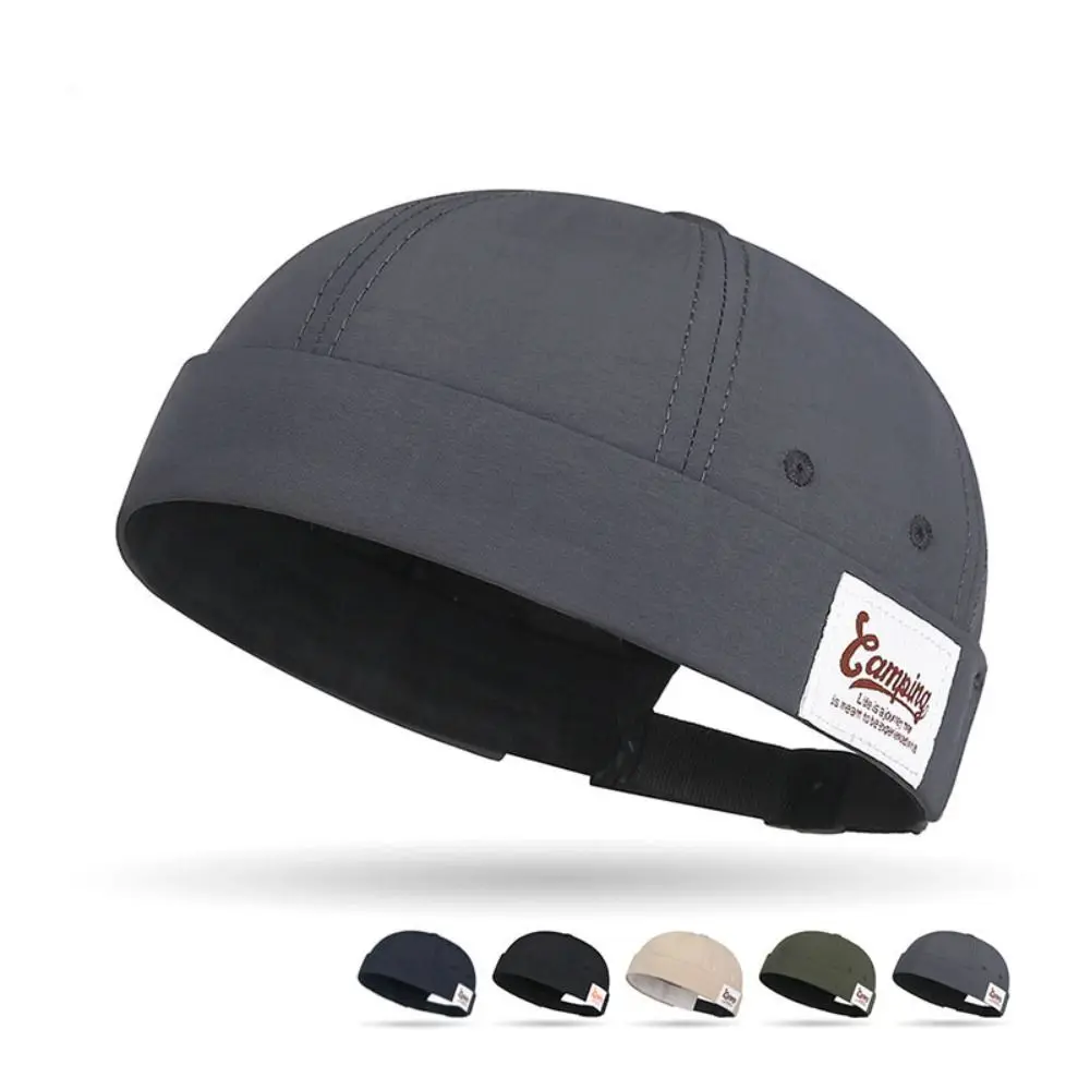 Japanische Farbe Schnell Trocknend Brimless Docker Cap Männer Frauen Marke Balaclava Gorros Invierno Mujer Snapback Hut Cowboy Schädeldecke
