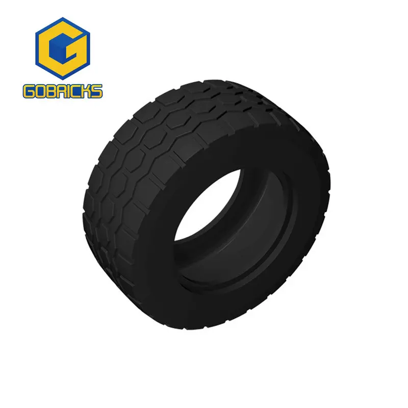Gobricks 1PCS Tire 49.5 x 20 compatible with 15413 children\'s toys gifts Assembles Building Blocks Technical DIY Bricks Toy