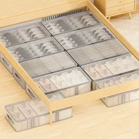 Foldable Storage Bags PVC Transparent Large Capacity Clothing Wardrobe Storage Bag Wear-resistant Dustproof Moisture-proof 2
