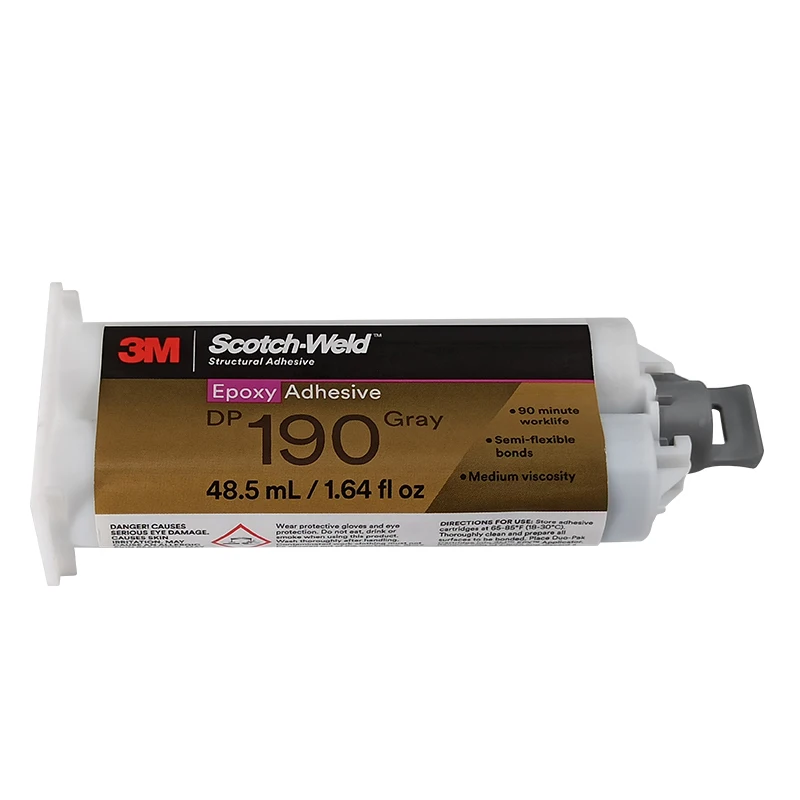 회색 에폭시 송진, 구조용 접착제, DP190, 48.5ML