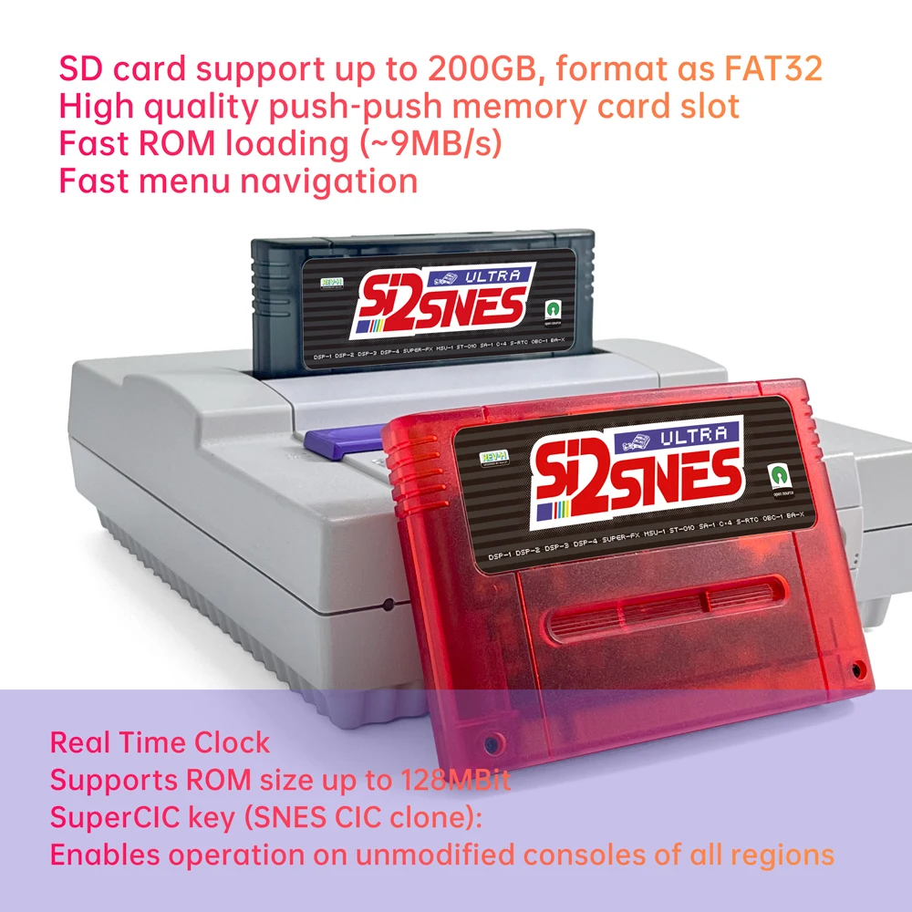 Rom Super Famicom Flash Cart SD2SNES X Sd Card Super Nintendo