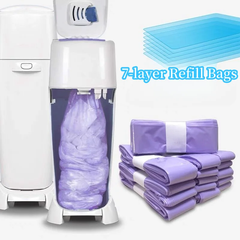 DiaperPailRefillsBagsBabyDiaperGarbageBagsforAngelcareTrash