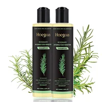 Shampoing à la menthe au romarin pour l'épaisseur des cheveux, shampoing volumisant à base de plantes naturelles pour renforcer et réparer le cuir chevelu gras, soins capillaires 1