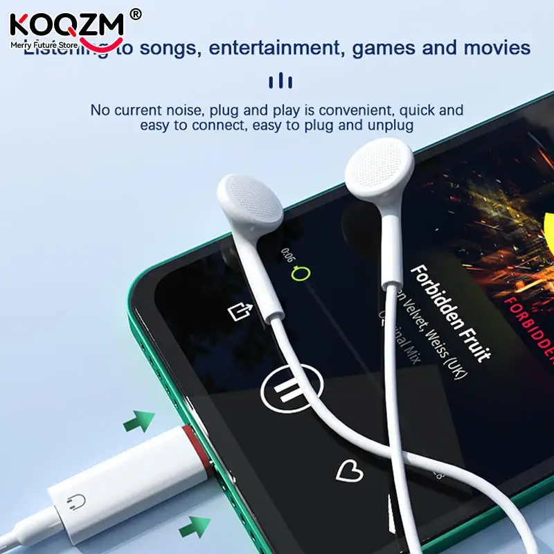 3.5mm Female to Type C Male Adapter For Samsung For Xiaomi/POCO/Huawei Wired Headset Converter OTG Earphone Audio AUX Adapter otg adapter audio earphone converter audio headphone adapter 3.5mm audio adapter type c to 3.5mm adapter type c aux adapter type c to aux adapter