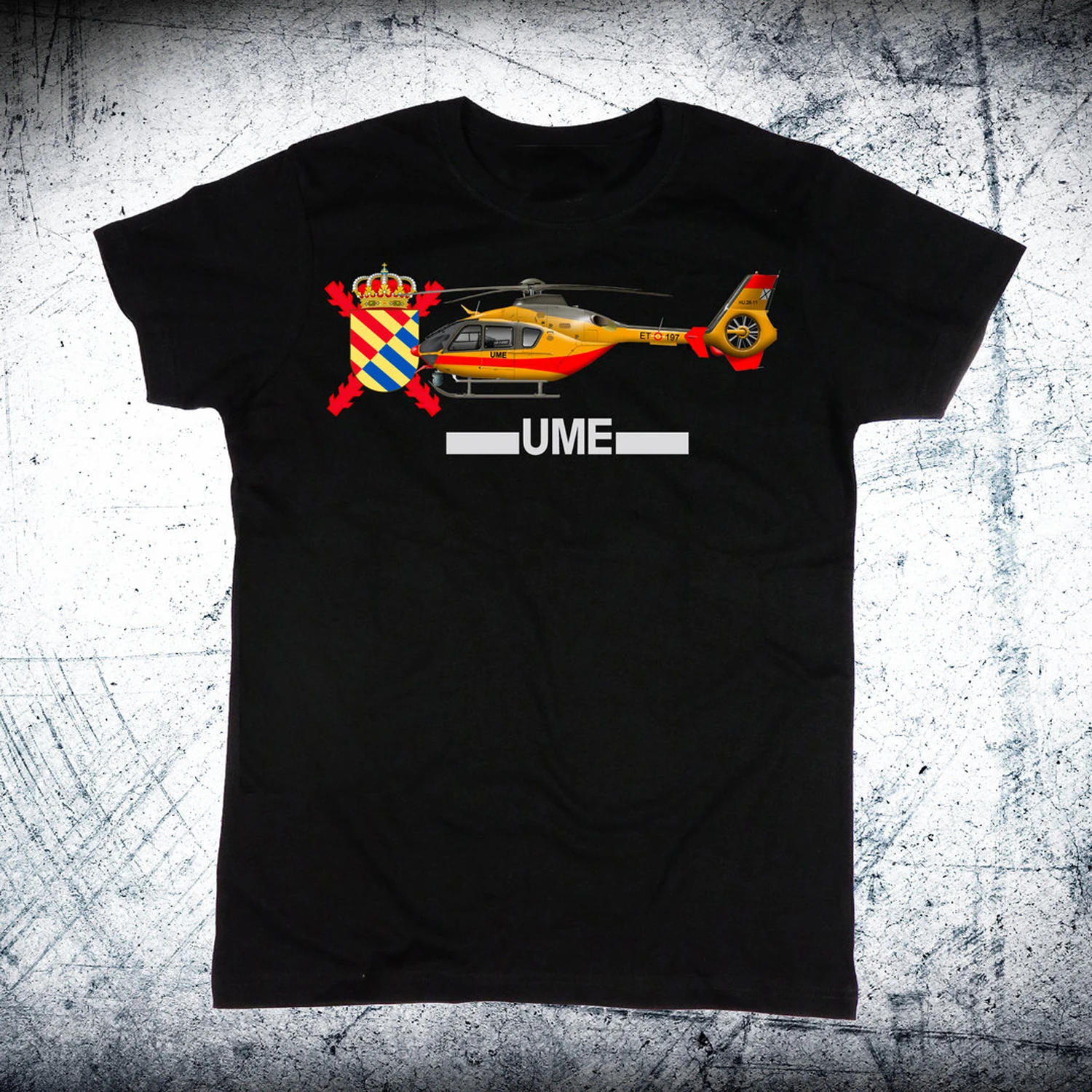 

Tercios Españoles UME Emergency Military Unit Helicopter T Shirt New 100% Cotton Short Sleeve O-Neck T-shirt Casual Mens Top