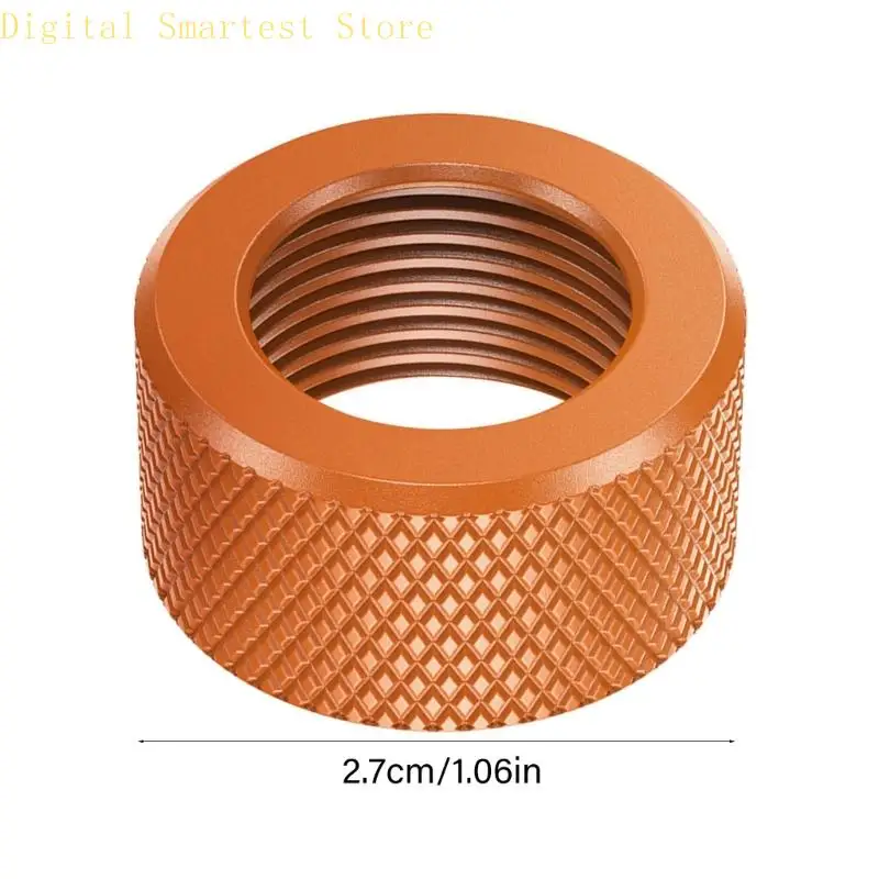 85AA 17mm 볼 헤드 조임 너트 교체 부품 전화 홀더 마운트 자동차 데스크탑 스탠드 알루미늄 합금 패스너