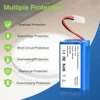 For Original Xiaomi Replacement Battery H18650CH-4S1P For XIOMI MIJIA Mi Robot Vacuum-Mop Essential G1 MJSTG1, SKV4136GL 2600mAh 3