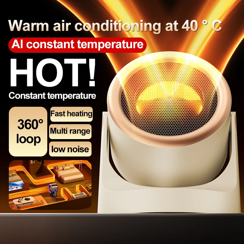 Car Heater Dual Inverter Energy Saving Desktop Heater Fast Heating Electric Heater Bedroom Energy-Saving Heater New